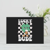 ラッキーダドシャムロックSt patricks dayアイリッシュグルーヴィ 招待状 (スタンド正面)