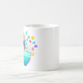 ラッキーチャムズシャツ(Jaws & Luckyチャームパロディ) コーヒーマグカップ (中央)