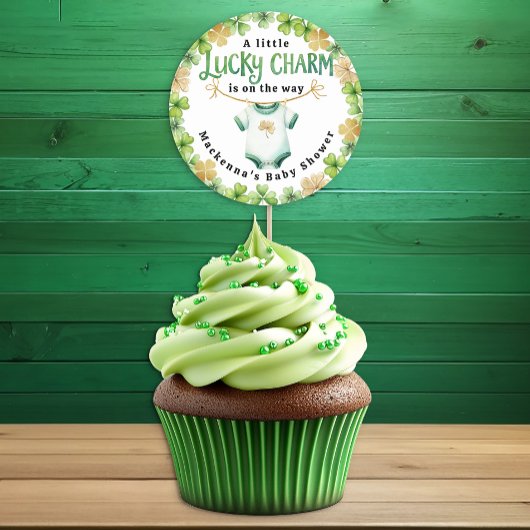 ラッキーチャームアイリッシュベイビーシャワーお気に入りシール ラウンドシール