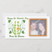 ラッキーチャームクローバーシャムロックの渦巻き (正面)