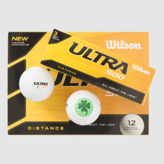 ラッキーチャームシャムロックゴルフボールデザインズバイヤンツ ゴルフボール