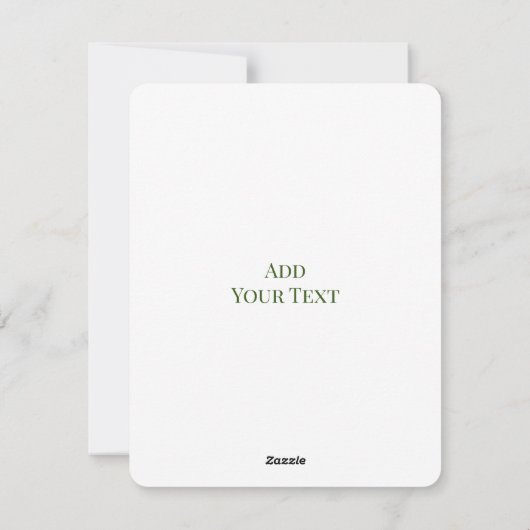 ラッキーチャームシャムロックヴィンテージかわいい幸せな新年 シーズンカード (裏面)