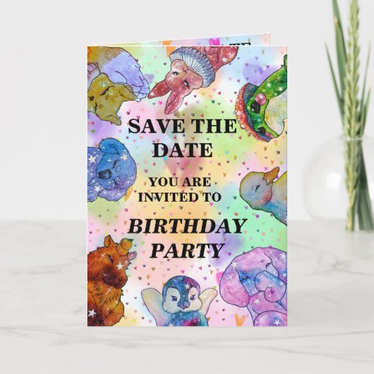 ラッキーチャームス 招待状 (正面)