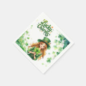 ラッキーチャームズセントパトリックの日紙ナプキン スタンダードカクテルナプキン (角)