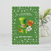 ラッキーチャームセントパトリックの日パーティー 招待状 (スタンド正面)