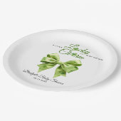 ラッキーチャームバウ聖パトリックの日の赤ちゃんシャワー ペーパープレート (アングル)