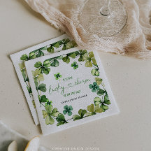 ラッキーチャームベビーシャワーシャムロッククローバー