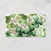 ラッキーチャームベビーシャワーレジストリカード エンクロージャーカード (裏面)