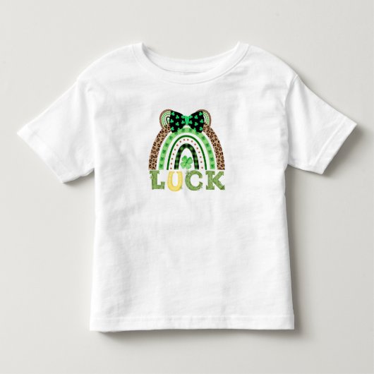 ラッキーチャームレインボー トドラーTシャツ (正面)