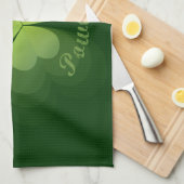 ラッキーチャーム電源オン キッチンタオル (四つ折り)