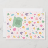 ラッキーチャームSt patricks dayベビーシャワー招待状 招待状 (裏面)