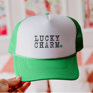 ラッキーチャームSt patricks dayラッキークローバー キャップ