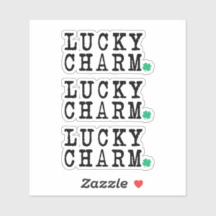 ラッキーチャームSt patricks dayラッキークローバー シール