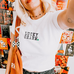 ラッキーチャームSt patricks dayラッキークローバー Tシャツ