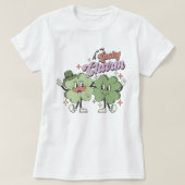 ラッキーチャームTシャツ、ラッキーシャツ、St patricks day Tシャツ (デザイン正面)
