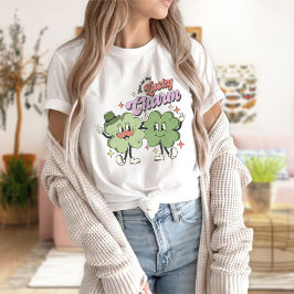 ラッキーチャームTシャツ、ラッキーシャツ、St patricks day Tシャツ