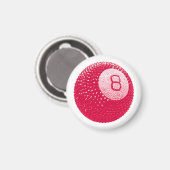 ラッキーディスコ8ピンク、ラッキーディスコボール、アーファンキート マグネット (正面/裏面)