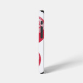 ラッキーディスコ8ピンク、ラッキーディスコボール、アーファンキート iPhoneケース (左側面)