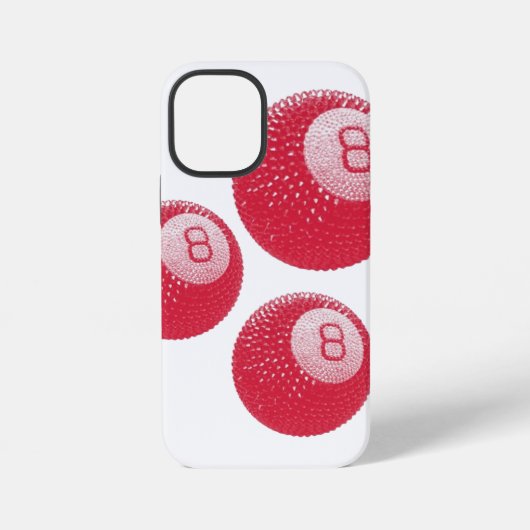 ラッキーディスコ8ピンク、ラッキーディスコボール、アーファンキート iPhoneケース (裏面)