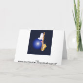 ラッキーディップおもしろいダイビングクリスマスカード シーズンカード (裏面)