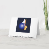 ラッキーディップおもしろいダイビングメリークリスマスカード シーズンカード (裏面)