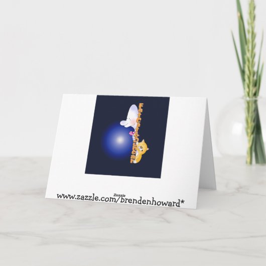 ラッキーディップおもしろいダイビングメリークリスマスカード シーズンカード (裏面)