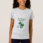 ラッキーディノ – 聖パトリックの日 Tシャツ (正面)