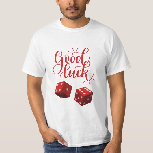 ラッキーデイさいころ Tシャツ (正面)