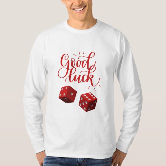 ラッキーデイさいころ Tシャツ (正面)