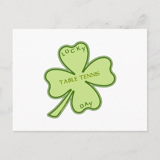 ラッキーデイピンポン ポストカード (正面)