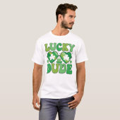ラッキーデュード セントパトリックデー グラフィックTシャツ Tシャツ (正面フル)