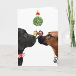 ラッキードッグスのハッピーホリデーカード シーズンカード