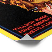 ラッキードッグヴィンテージクレート表示 ポスター (角)