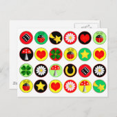 ラッキードット葉書 ポストカード (正面/裏面)