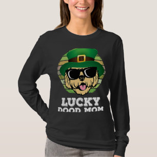 ラッキードママカワイドッドレトロサンセットSt patricks Tシャツ