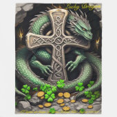 ラッキードラゴンフリースブランケット フリースブランケット (正面)