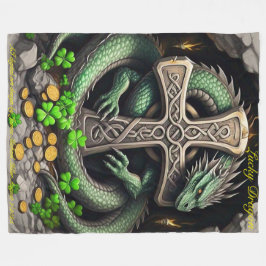 ラッキードラゴンフリースブランケット フリースブランケット