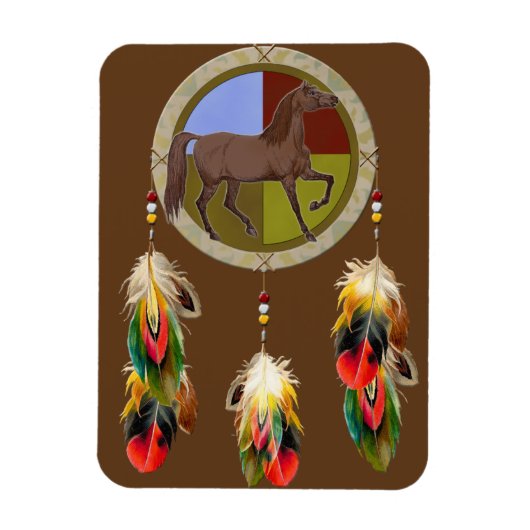 ラッキードリームホース マグネット (縦)