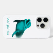 ラッキードルフィン – テキストの追加 Case-Mate iPhoneケース (裏面 (横))