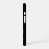 ラッキードルフィン – テキストの追加 iPhone 16ケース (左側面)