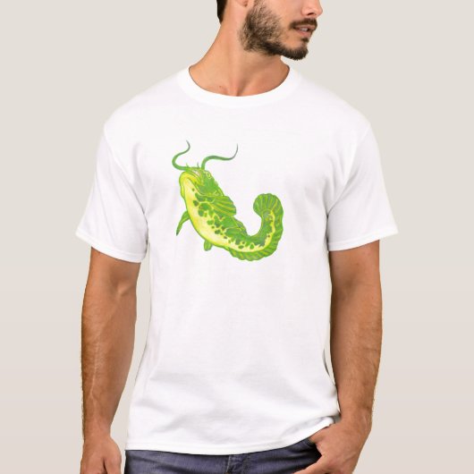 ラッキーナマズ Tシャツ (正面)