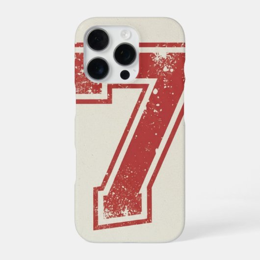 ラッキーナンバーセブン iPhoneケース (裏面)
