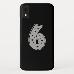 ラッキーナンバー6ハッピーバースデー iPhone XRケース