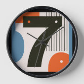 ラッキーナンバー7ウォールクロック 壁時計 (正面)