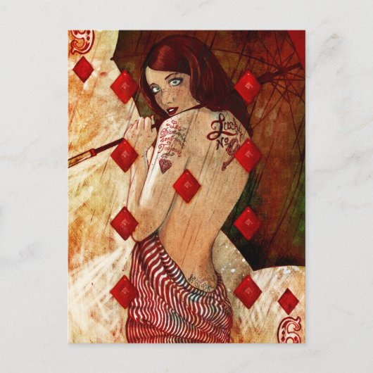 ラッキーナンバー9 ポストカード (正面)