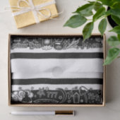 ラッキーナンバー マニフェスト 魔法 黒と白 薄葉紙 (ギフト)