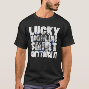ラッキーヌードリングDon ttouchitナマズ狩りノード Tシャツ