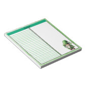 ラッキーノートSt. Patrick's Dayメモ帳 ノートパッド (アングル)
