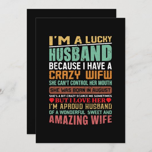 ラッキーハ熱狂するウスウ威厳があるーマン誕生日 シーズンカード (正面/裏面)