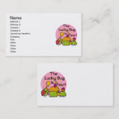 ラッキーバグカップケーキ4th誕生日Tシャツとギフト 名刺 (正面/裏面)